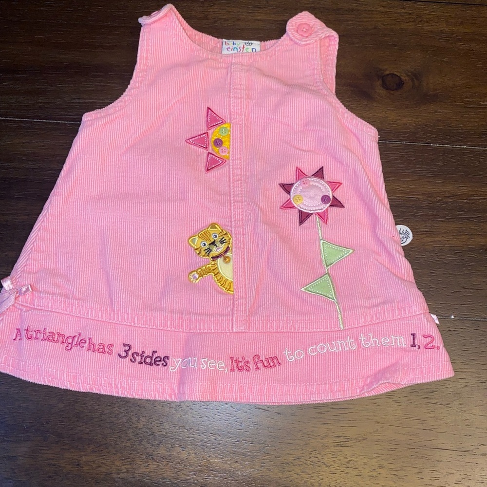 Baby Einstein pink dress size 3 months vintage